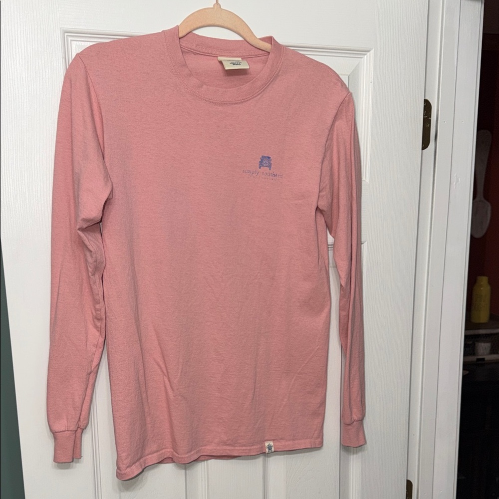 Simply Southern Dusty Pink Long Sleeve Shirt
